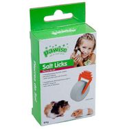 Pawise 39132 84 gr Salt Licks Kemirgenler için Tuz Yalama Taşı ve Tutucu