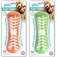 Pawise 679-14577 19 cm Süper Giggle Sesli Kemik Köpek Oyuncakları