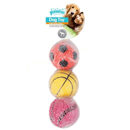 Pawise Sponge Ball Zıplayan 6 cm 3 Adet Sert Köpek Topu