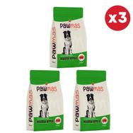 Pawmas 1.5 kg 3 Adet Kuzu Etli Yetişkin Köpek Maması