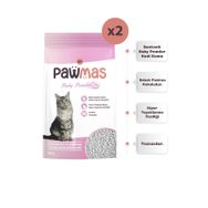 Pawmas Bebek Pudrası Kokulu Bentonit 2x10 lt Kedi Kumu