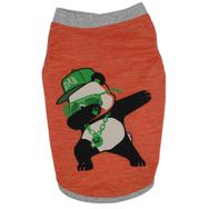 Pawstar L Orange Panda T-Shirt Turuncu Panda Kedi Köpek Tişörtü Kedi Köpek Kıyafeti