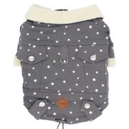 Pawstar S Yıldız Gabardin Ceket Kedi Köpek Yelek Kedi Köpek Kıyafeti