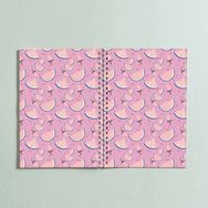 Paytak Moda PYTKDT0252 Desenli A5 96 Yaprak Çizgisiz Spiralli Defter