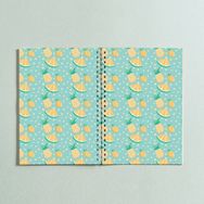 Paytak Moda PYTKDT0253 Desenli A5 96 Yaprak Çizgisiz Spiralli Defter