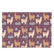 Paytak Moda PYTKDT0263 A5 Lama Tasarım Çizgisiz Spiralli Defter