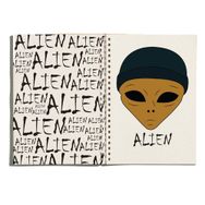 Paytak Moda PYTKDT071 Alien Telli A5 96 Yaprak Çizgisiz Tasarım Spiralli Defter
