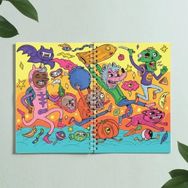 Paytak Moda Pytkdt306 Helloween Tasarım Spiralli A5 96 Yaprak Çizgisiz Defter