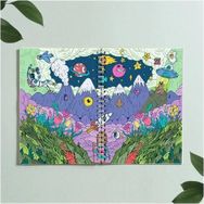 Paytak Moda Pytkdt307 Helloween Tasarım Spiralli A5 96 Yaprak Çizgisiz Defter