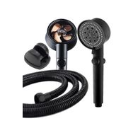 Pazarız 150 cm Turbo Pervaneli 5 Fonksiyonlu Siyah Duş Başlığı