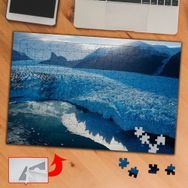 PD1208 Karlı Çimenler ve Gölet 240 Parça Puzzle Yapboz Tablo