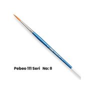 Pebeo 111 Altın Sentetik Kıl No 8 Yuvarlak Fırça