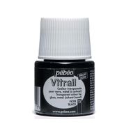 Pebeo 15 Siyah 45 ml Vitrail Şeffaf Cam Boyası