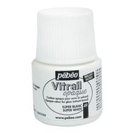 Pebeo 49 Beyaz 45 ml Vitrail Opak Cam Boyası