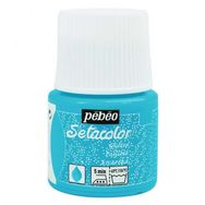 Pebeo 5576834 45 ml N:206 Turquoise Setacolor Glitter Kumaş Boyası