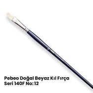 Pebeo Beyaz Kıl Seri:140F/12 Yağlı Ve Akrilik Boya Fırçası