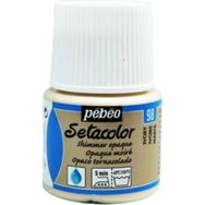 Pebeo N:98 Ivory Setacolor Shimmer Parlak Opak 45 ml Kumaş Boyası
