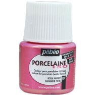 Pebeo Porcelaine 150 Shimmer Pink 107 45 ml Porselen Boyası