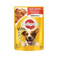 Pedigree 100 gr Sığır Etli Poşet Köpek Maması