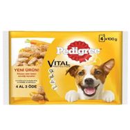 Pedigree 4x100 gr Havuçlu-Sığır Etli-Kuzu Etli-Hindi Eti Küçük Irk Yetişkin Yaş Köpek Maması