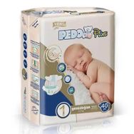 Pedo Plus No:1 Yenidoğan 40 Adet Bebek Bezi