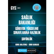 Pegem 2023 Sağlık Bakanlığı Görevde Yükselme Sınavına Hazırlık Şoförlük Konu Anlatımlı Soru Bankası