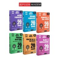 PEGEM AKADEMİ KPSS 2025 Eğitim Bilimleri 6.Kitap 120 Deneme