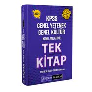 Pegem Akademi Yayıncılık 2024 KPSS Genel Yetenek Genel Kültür Konu Anlatımlı Tek Kitap