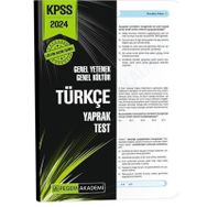 Pegem Akademi Yayınları 2024 Kpss Genel Yetenek Genel Kültür Türkçe Yaprak Test
