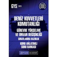 Pegem Yayınları - 2023 Deniz Kuvvetleri Komutanlığı Görevde Yükselme Konu Anlatımlı Soru Bankası