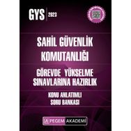 Pegem Yayınları - 2023 GYS Sahil Güvenlik Komutanlığı Görevde Yükselme Konu Anlatımlı Soru Bankası