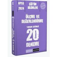 Pegem Yayınları - 2024 KPSS Eğitim Bilimleri Ölçme ve Değerlendirme 20 Deneme