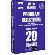 Pegem Yayınları - 2024 KPSS Eğitim Bilimleri Program Geliştirme 20 Deneme