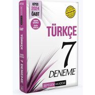Pegem Yayınları - 2024 KPSS ÖABT Türkçe Öğretmenliği Tamamı Çözümlü 7 Deneme