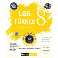 Pegem Yayınları 8. Sınıf LGS Türkçe Ders İşleme Föyü
