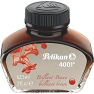 Pelikan 4001 62.5 ml Kahverengi Şişe Dolma Kalem Mürekkep