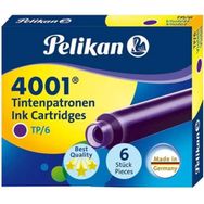 Pelikan 4001 6'lı Mor Dolma Kalem Kartuşu