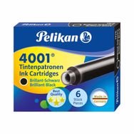 Pelikan 4001 6'lı Siyah Kartuş