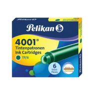 Pelikan 4001 Koyu Yeşil 6'lı Dolma Kalem Kartuşu