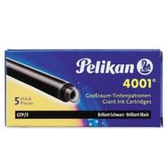 Pelikan 4001 Siyah Uzun Dolma Kalem Kartuşu