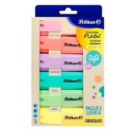 Pelikan 6lı Set Pastel Renkler Fosforlu Kalem