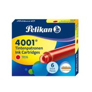 Pelikan TP6X Kırmızı Dolma Kalem Kartuşu