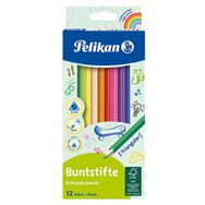 Pelikan Ücgen Gövde 12 Renk Kuru Boya Kalemi