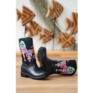 Pembe Potin Ç20862 Siyah Kız Çocuk Çizme