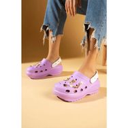 Pembe Potin DNZ602-24 Lila Kadın Sandalet