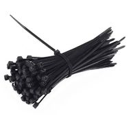 Pemsan 40 cm x 4,8 mm 20 Adet Siyah Plastik Cırt Kelepçe Kablo Bağı