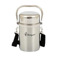 Penguen 1310 Çelik 3 Katlı 2 Litre Sefer Tası Yemek Termosu