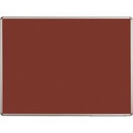 Penguen Alüminyum Çerçeve Duvara Monte Bordo Kumaşlı 60x240 cm Pano