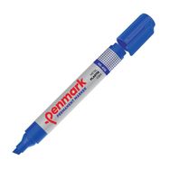 Penmark HS-406 Permanent Kesik Uç Mavi Markör