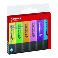 Penmark HS505-6N 6 Karışık Neon Fosforlu Kalem
